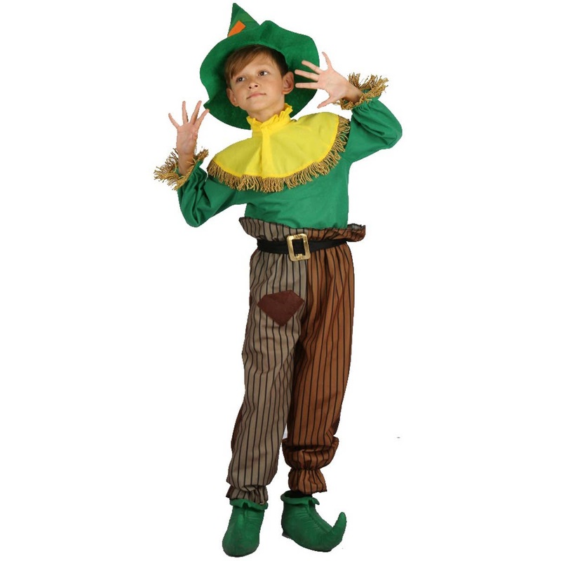 Wizard of Oz Boys Scarecrow Storybook Costume Large