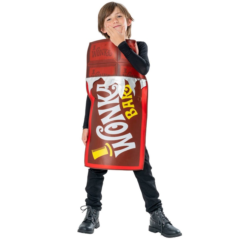 Willy Wonka Chocolate Bar Kids Book Week Costume One Size