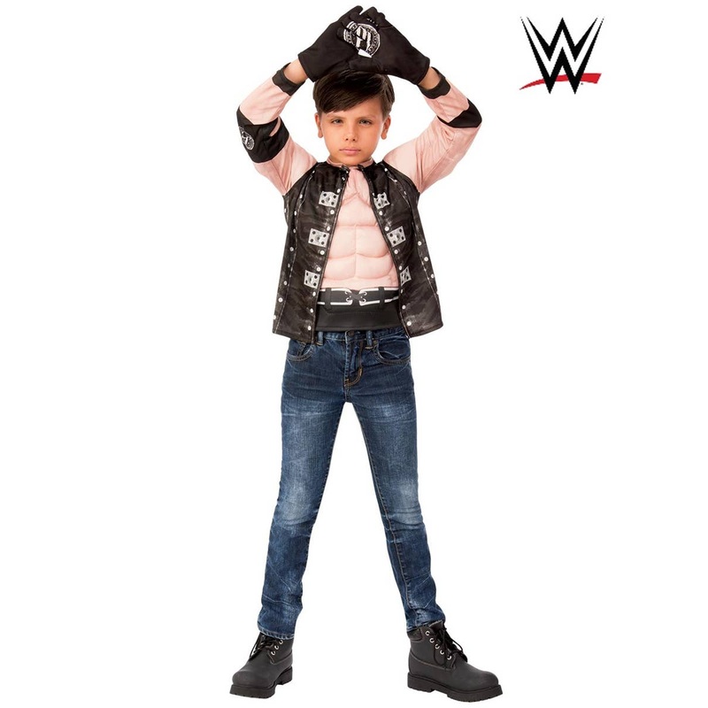 WWE Star AJ Styles Boys Wrestling Dress Up Costume One Size