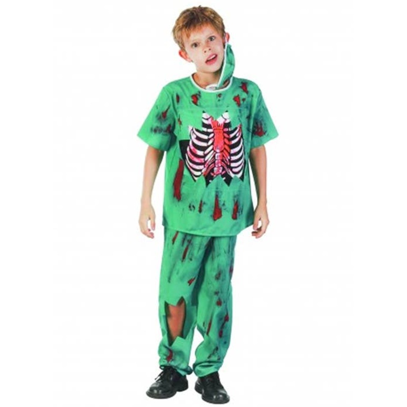 Zombie Bloody Doctor Boys Halloween Costume Medium