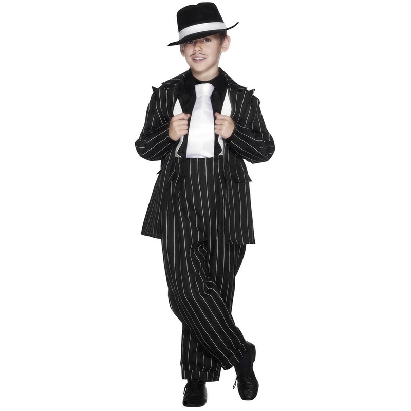 Zoot Suit Teen Boys 1920s Gangster Costume Teen