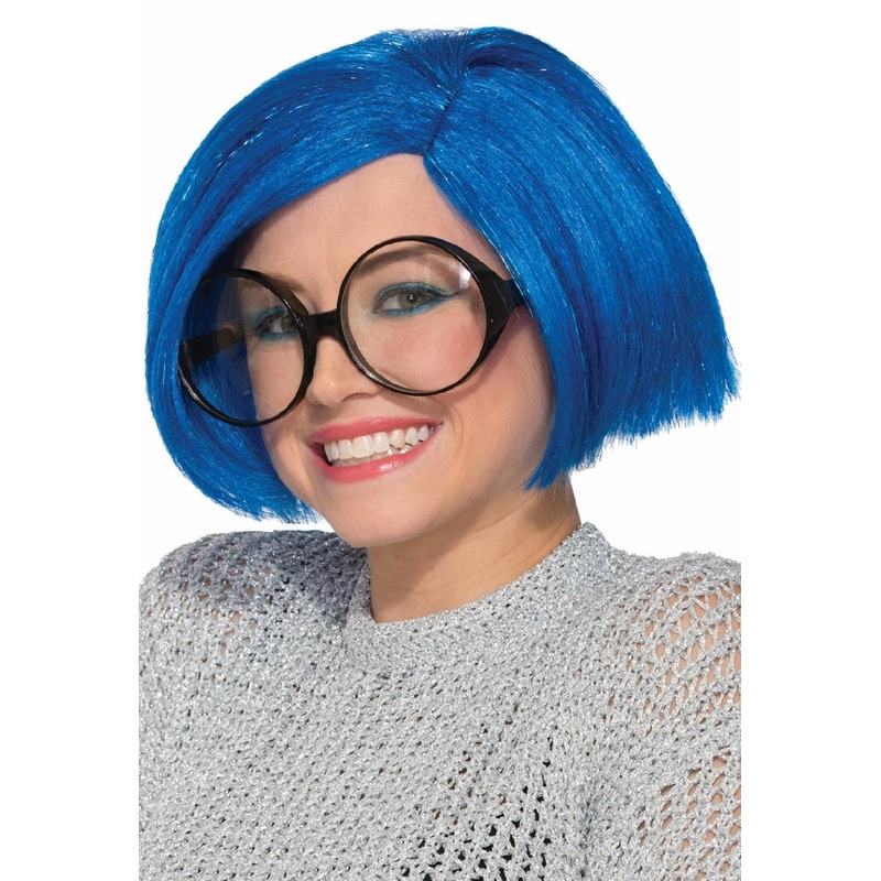 Bobbie Blue Bob Womens Costume Wig