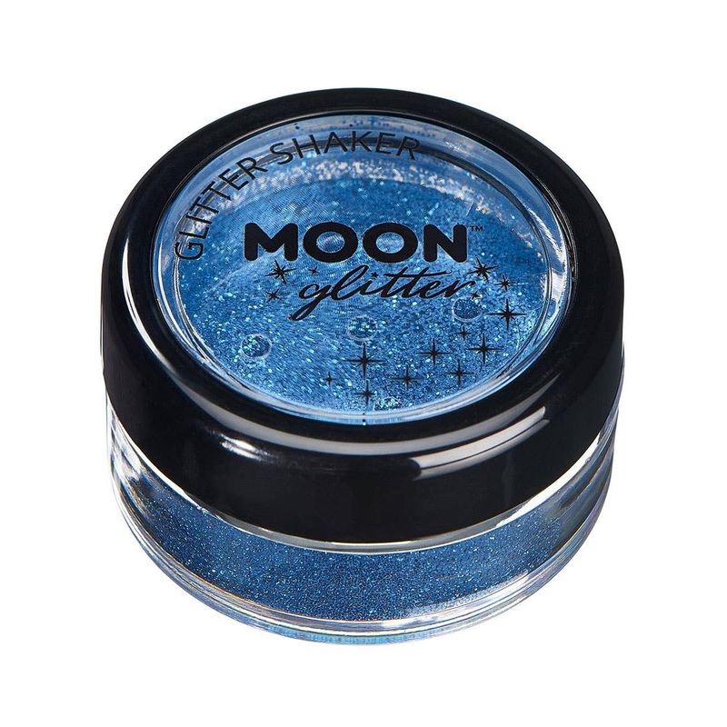 Moon Glitter Blue Loose Glitter Shaker