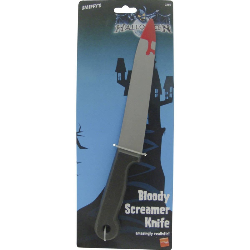 Blood Dipped Screamer Costume Knife