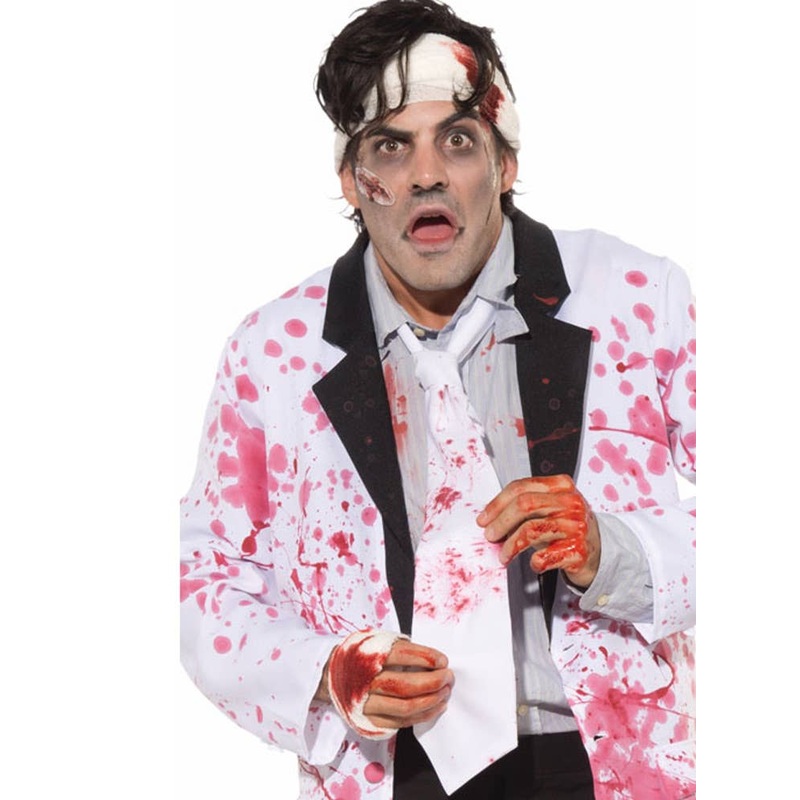 Blood Splattered Adults Zombie Tie