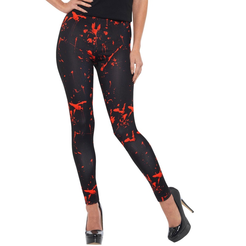 Blood Splattered Womens Halloween Costume Leggings
