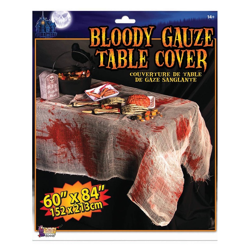 Bloody Gauze Halloween Table Cover