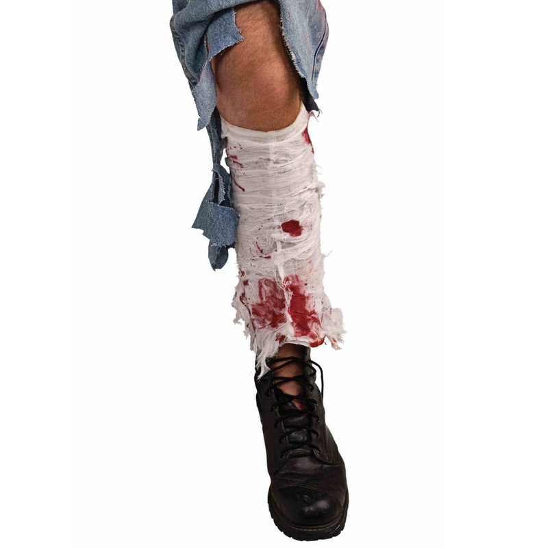 Bloody Leg Bandage Halloween Costume Accessory
