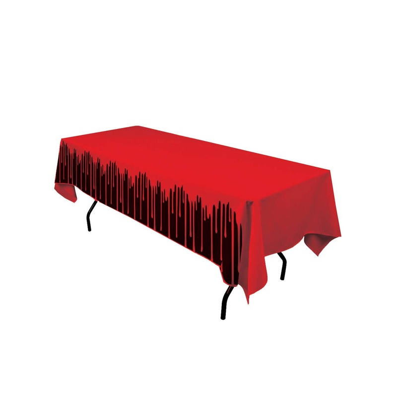 Bloody Mess Plastic Table Cover Halloween Decoration