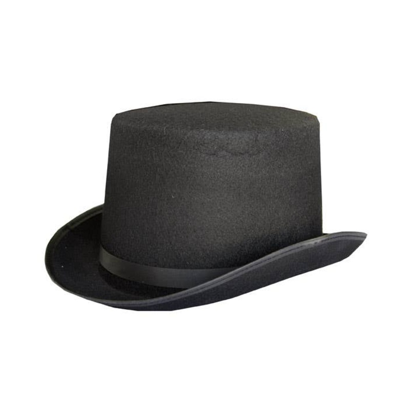 Classic Black Feltex Top Hat