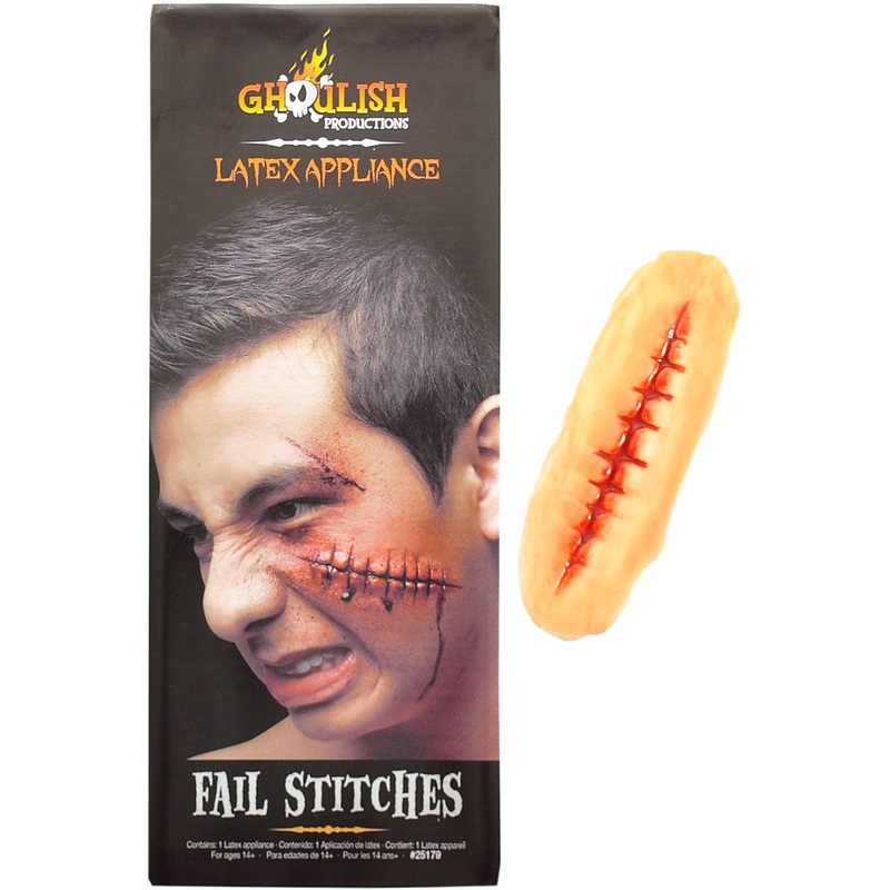 Failed Stitches Special FX Latex Prosthetic
