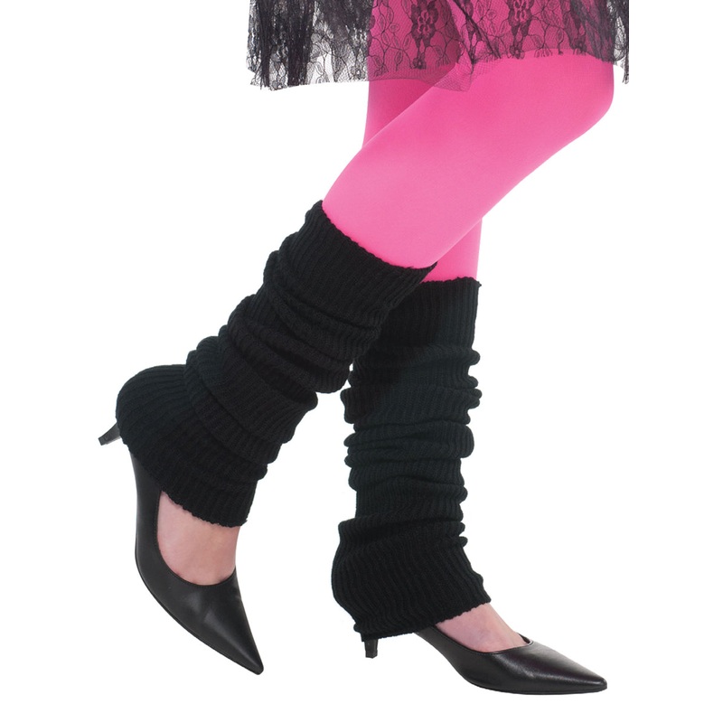 Classic Black 80s Leg Warmers