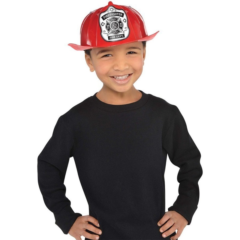 Classic Boys Fire Department Fireman Helmet