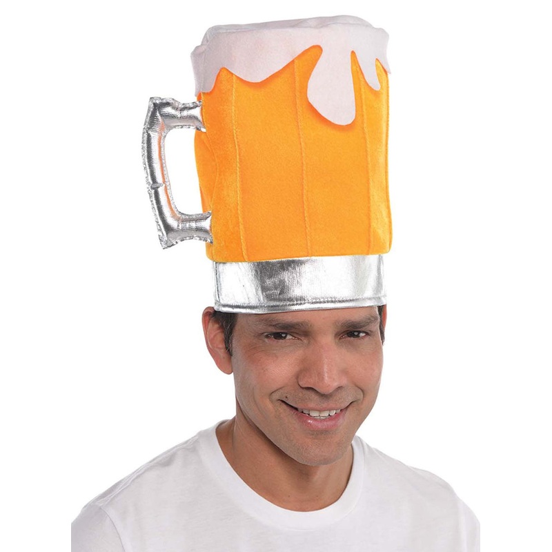 Novelty Adults Oktoberfest Beer Stein Costume Hat