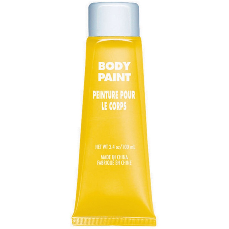 100ml Yellow Body Paint Tube