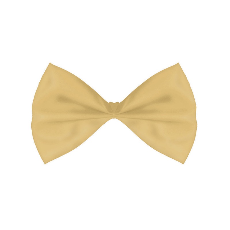 Basic Gold Bow Tie Costume Accessory