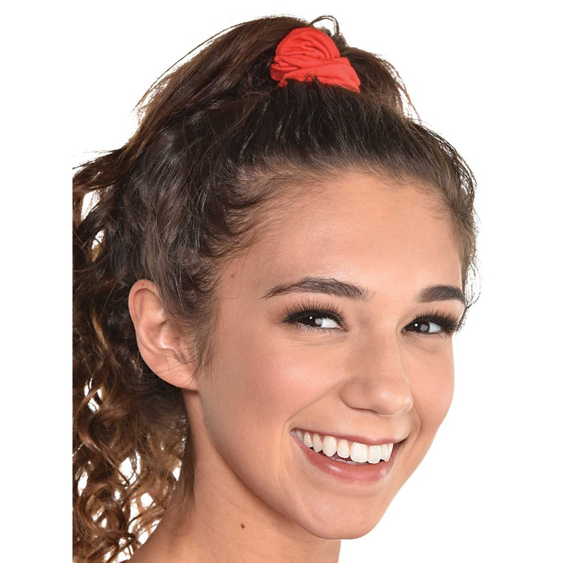 Basic Red 2 Pack Hair Scrunchies