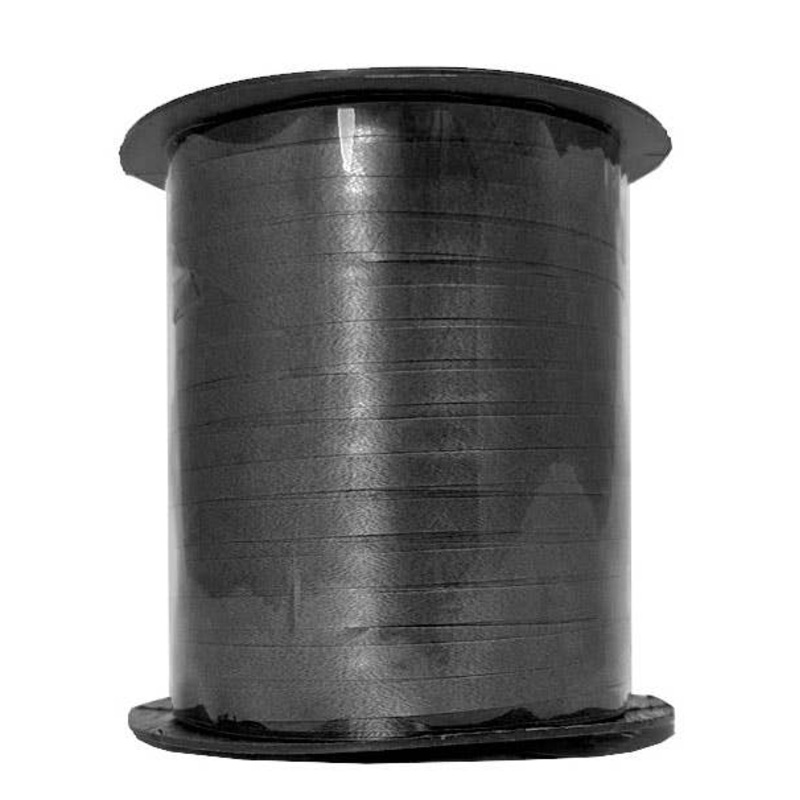 Black 5mm x 200m Balloon Ribbon