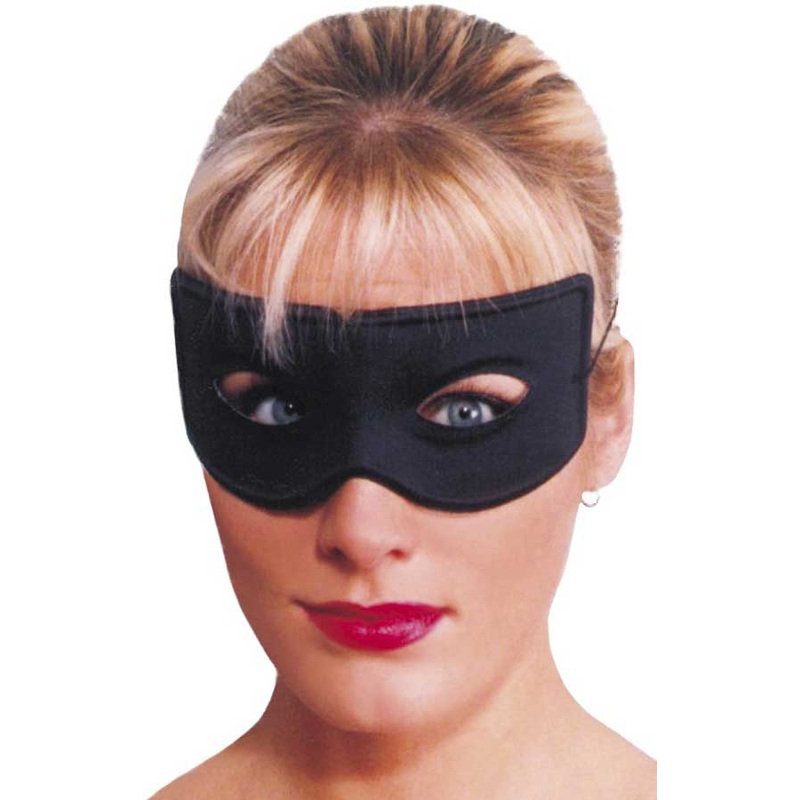 Black Bandit Adults Basic Zorro Mask