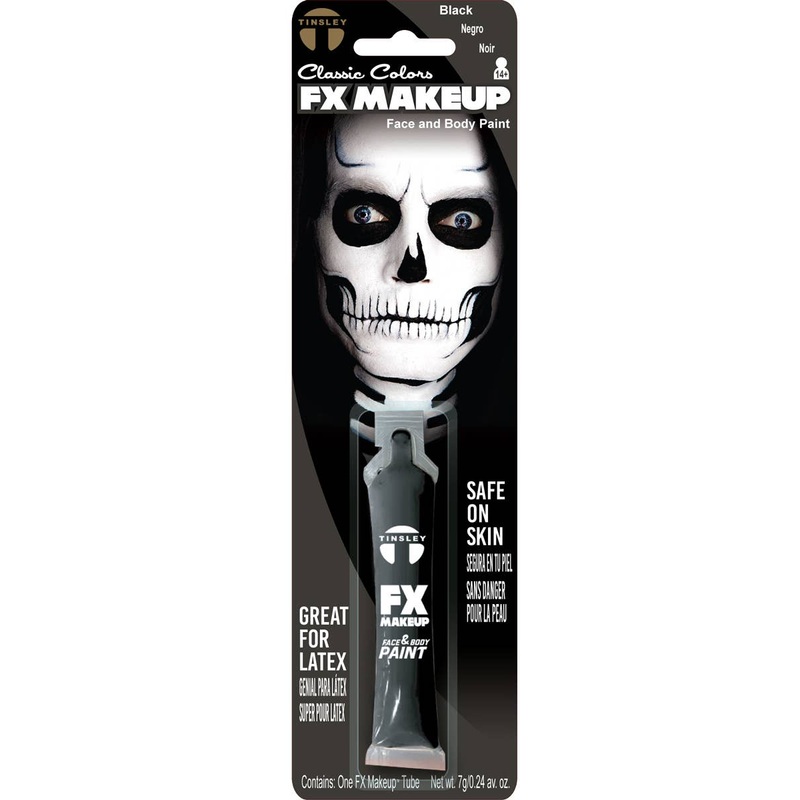 Deluxe Black Face and Body Paint Costume Makeup