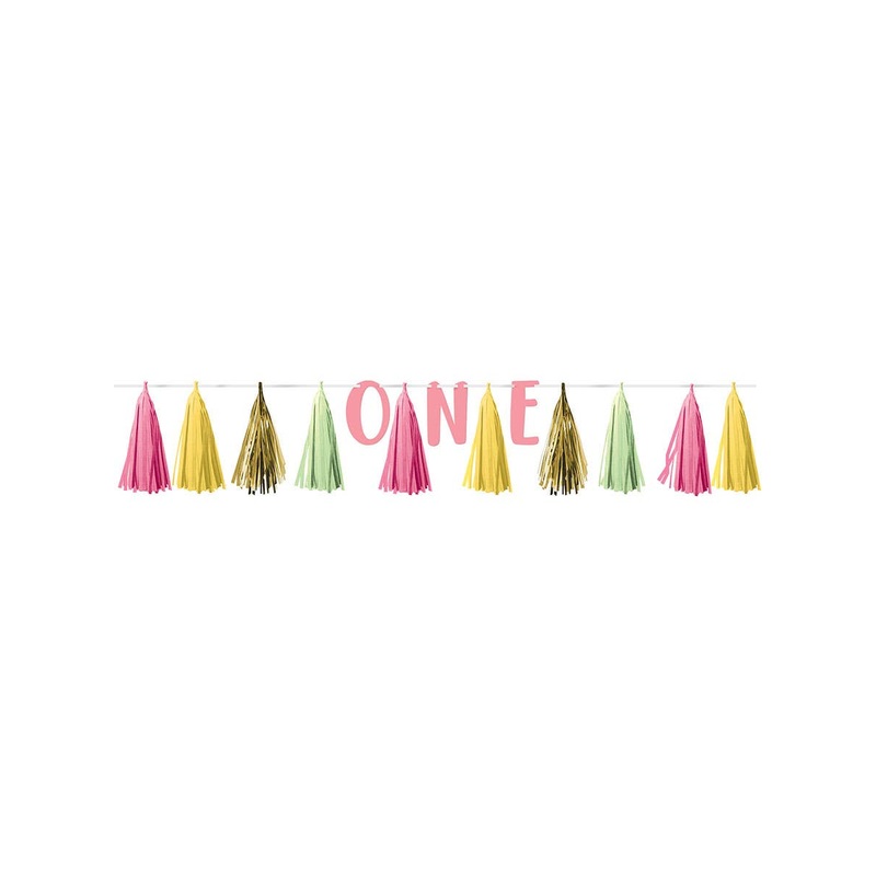 1st Birthday Girl Tassel Garland Decoration
