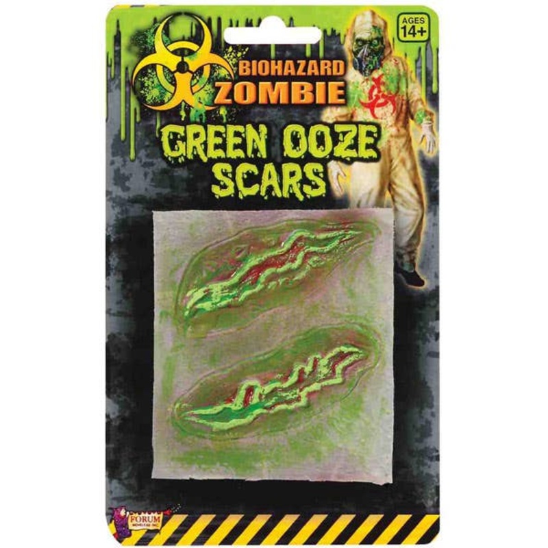 Biohazard Zombie Green Ooze Scar Special Effects Pack