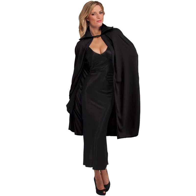 Basic Adults Black Halloween Costume Cape