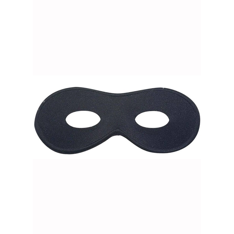 Basic Black Unisex Masquerade Mask