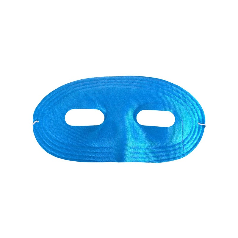 Basic Blue Adults Superhero Costume Eye Mask