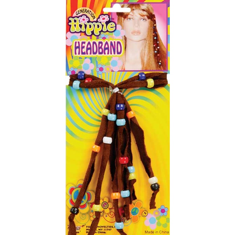 Beaded 70s Generation Hippie Headband