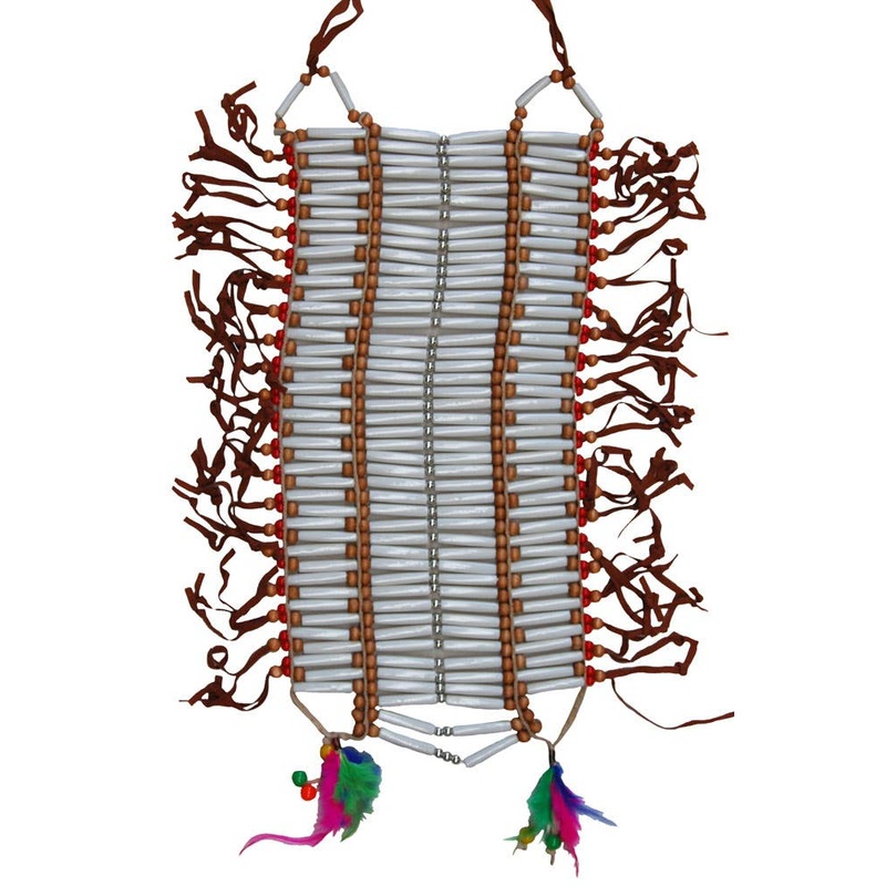 Beaded American Indian Breast Plate Costume Accessory