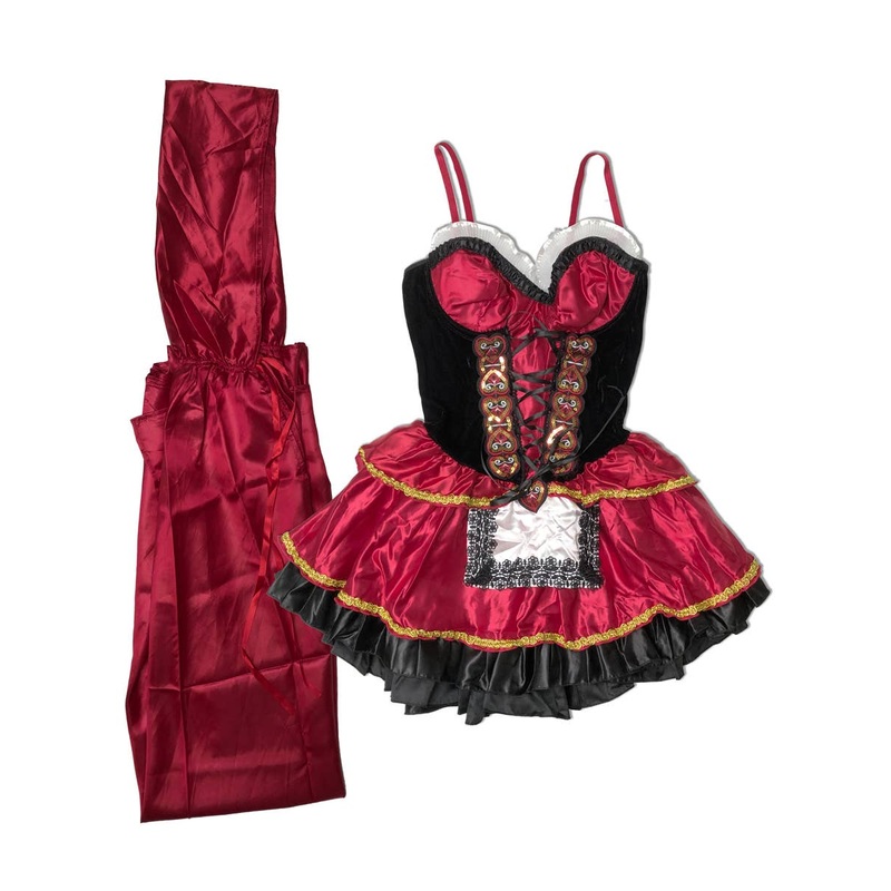 Sexy Deluxe Little Red Riding Hood Costume -Size Large