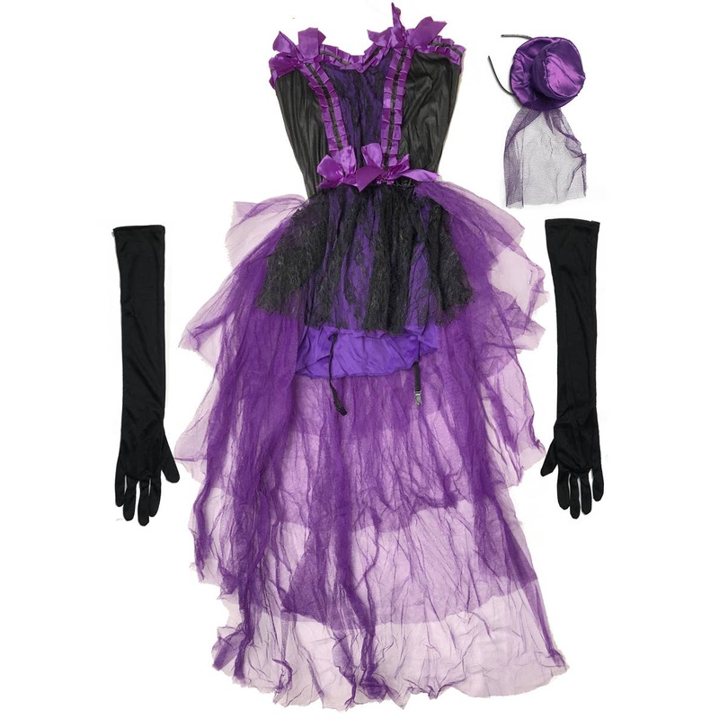 Sexy Saloon Girl Womens Costume – Size Medium/Large