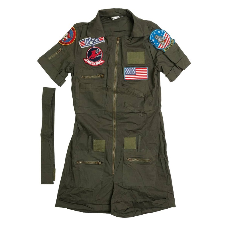 Sexy Top Gun Aviator Womens Costume – Size Small
