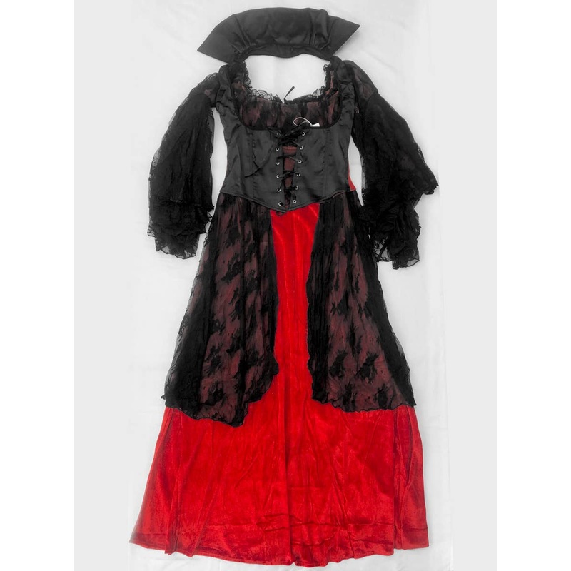 Vampiress Womens Halloween Costume – Size S-M