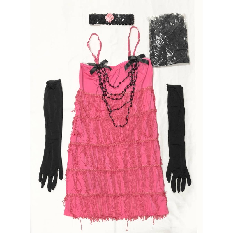 1920s Fringed Flapper Dress Womens Costume – Size Medium