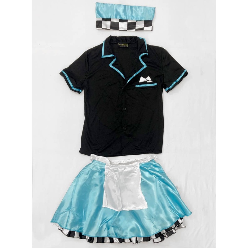 50s Diner Girl Womens Costume – Size Small