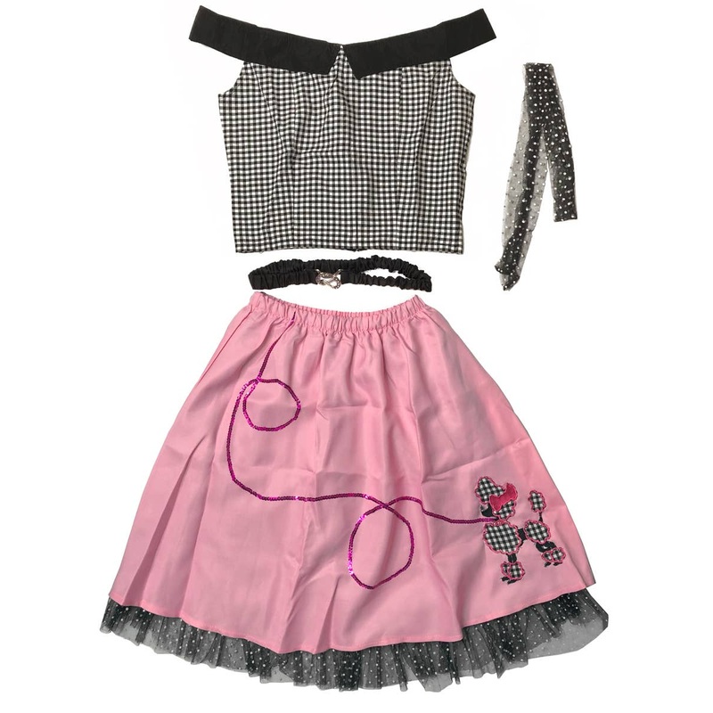 50s Poodle Skirt Womens Costume – Size Small