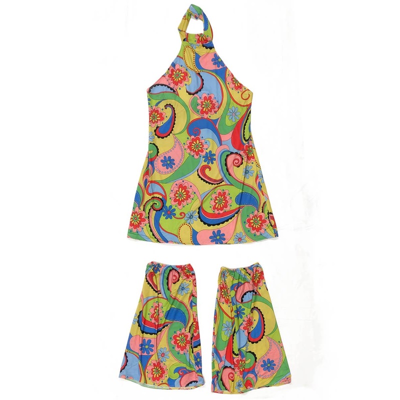 60s Hippie Womens Costume – Size Medium