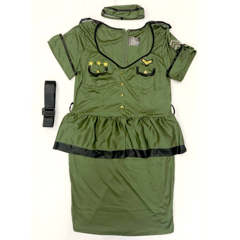 Army Commander Plus Size Womens Costume – Size 1X-2X