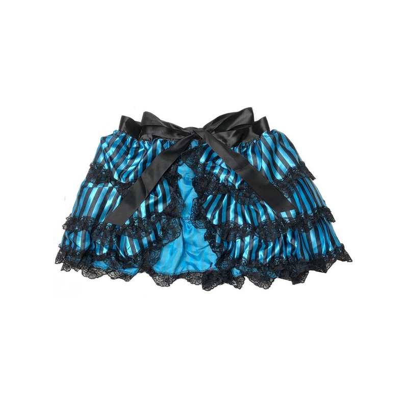 Blue Bustle Burlesque Costume Skirt – One Size