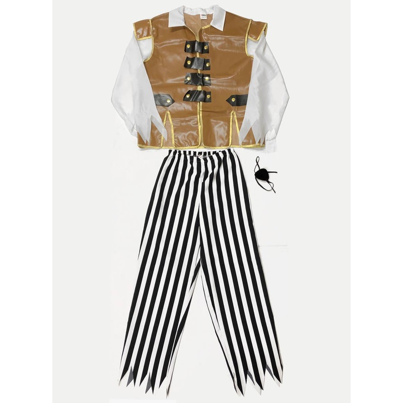 Caribbean Pirate Mens Costume – Size Small