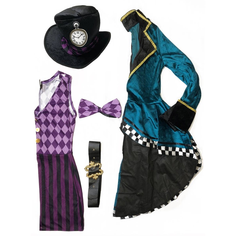 Deluxe Mad Hatter Womens Costume – Size Small