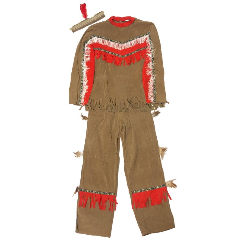 Deluxe Native American Indian Mens Costume – Size Medium