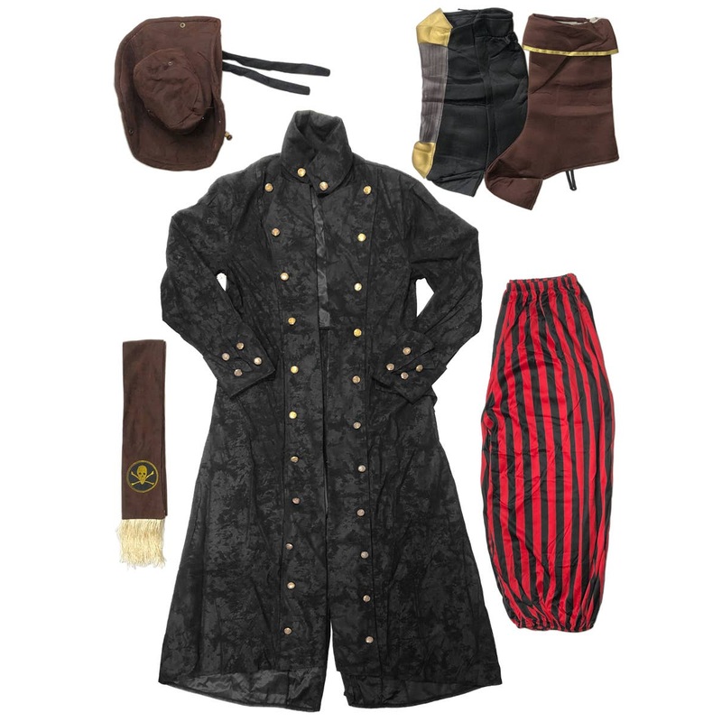 Deluxe Peg Leg Pirate Mens Costume – Size Standard