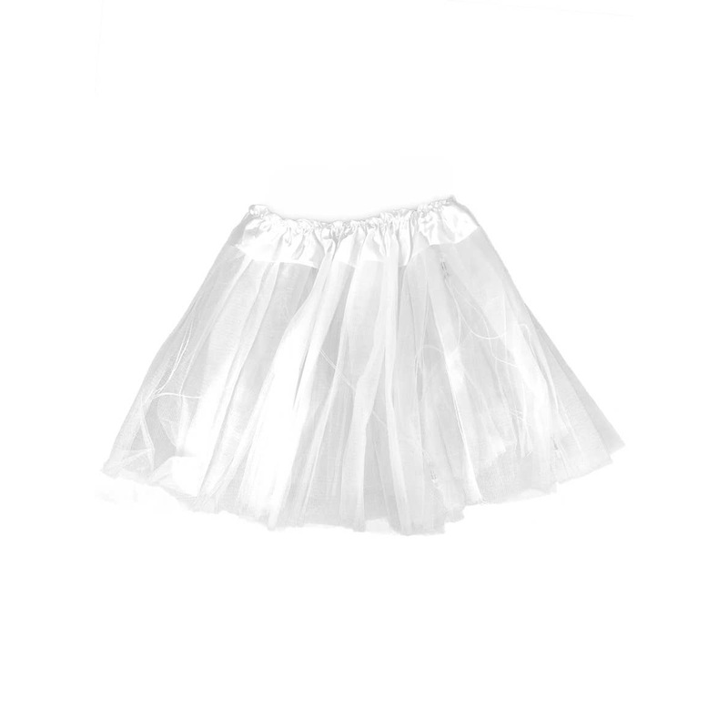 Girls White Light Up Costume Tutu – Size 6-8