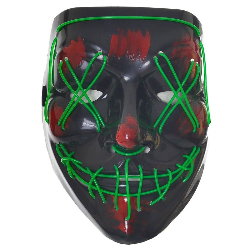 Green Purge Costume Mask – Adults