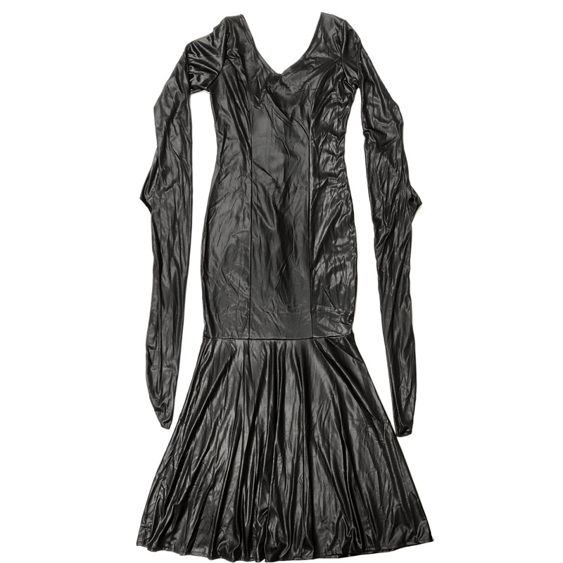Immortal Vampiress Womens Long Black Costume Dress – Size Small