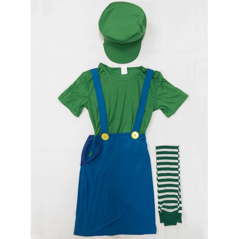Luigi Womens Costume – Size Medium