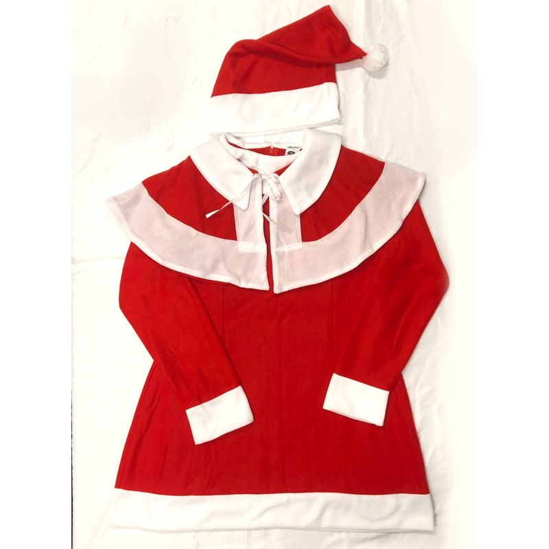 Miss Santa Womens Fleecy Christmas Costume – Size Medium